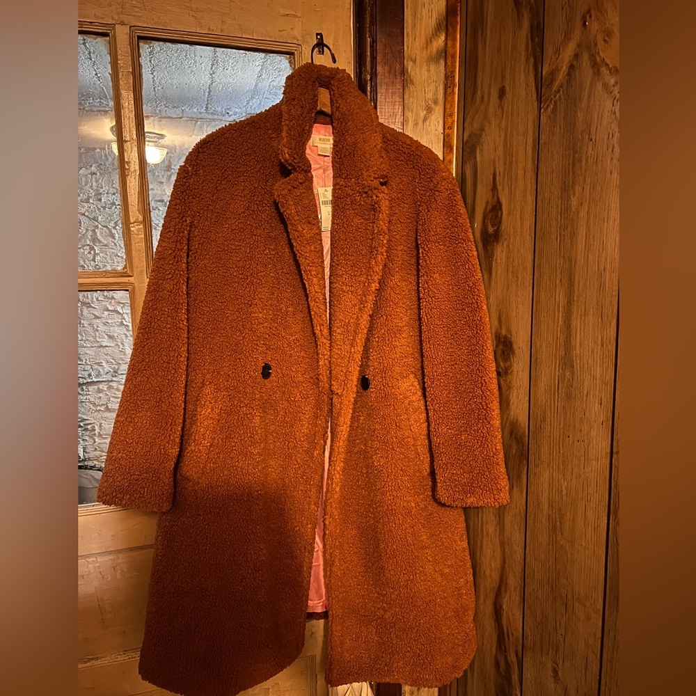 Maeve by Anthropologie Silas Sherpa Coat